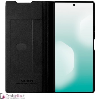 Nillkin Qin Pro odinis atverčiamas dėklas - juodas (Samsung Galaxy Z Fold 7) Nillkin Qin Pro odinis atverčiamas dėklas - juodas (Samsung Galaxy Z Fold 7)